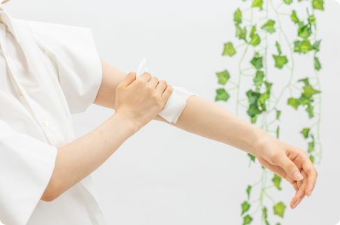 首裏・背中